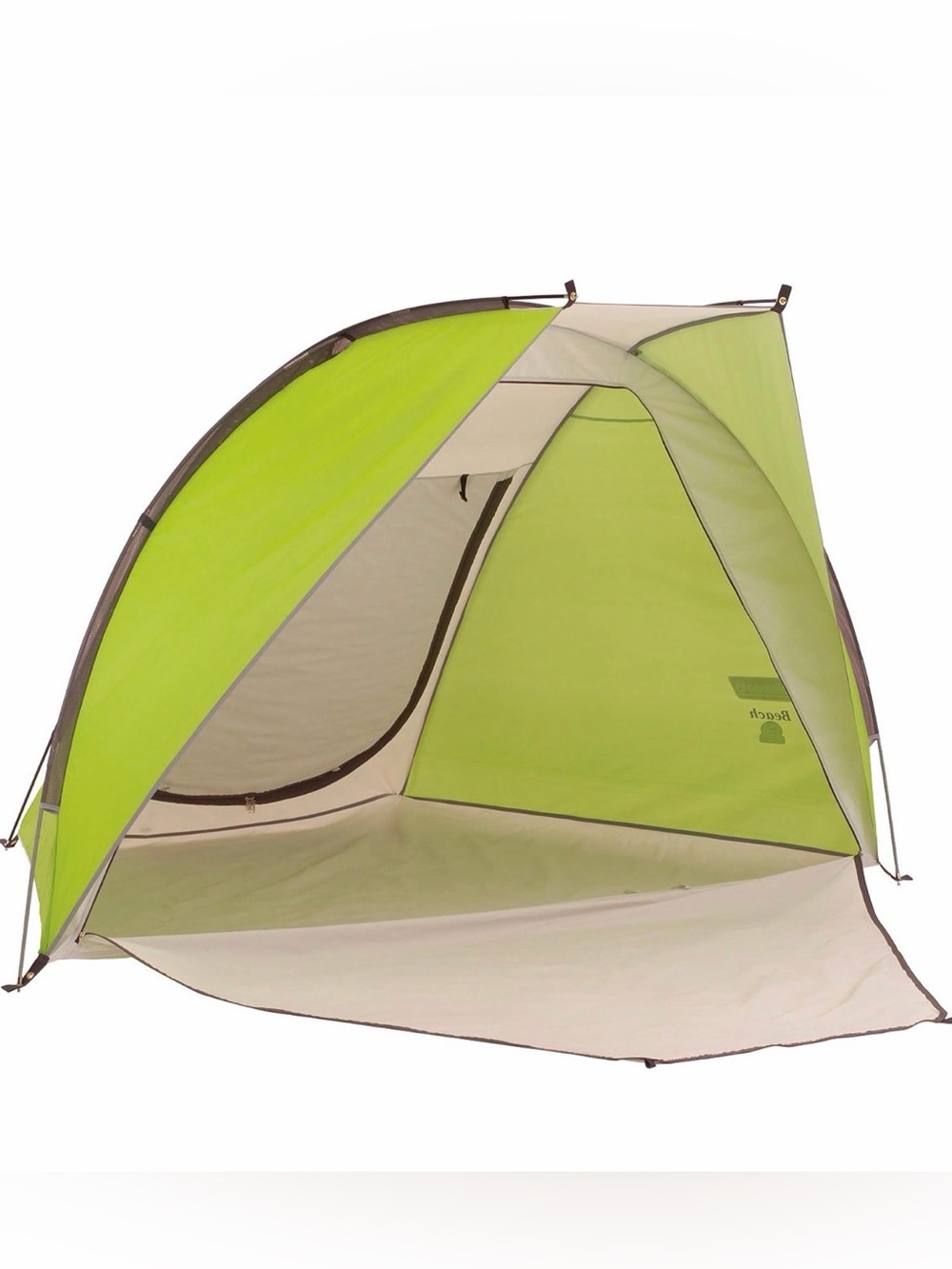 COLEMAN Beach Tent Shade Canopy Lightweight Portable GREEN With Storage Bag